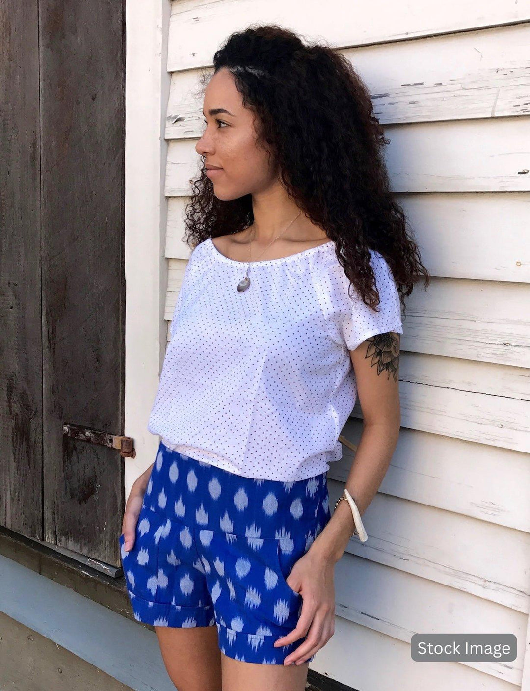 Red Polka Dot Top : Pre-Loved