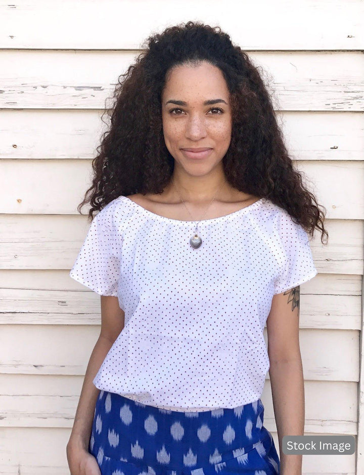 Red Polka Dot Top : Pre-Loved