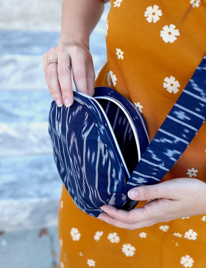 Round Crossbody Bag- Multiple Prints Available