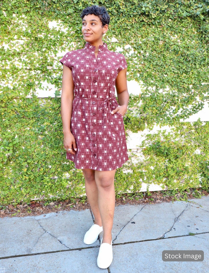 Rubina Button Dress : Pre-Loved