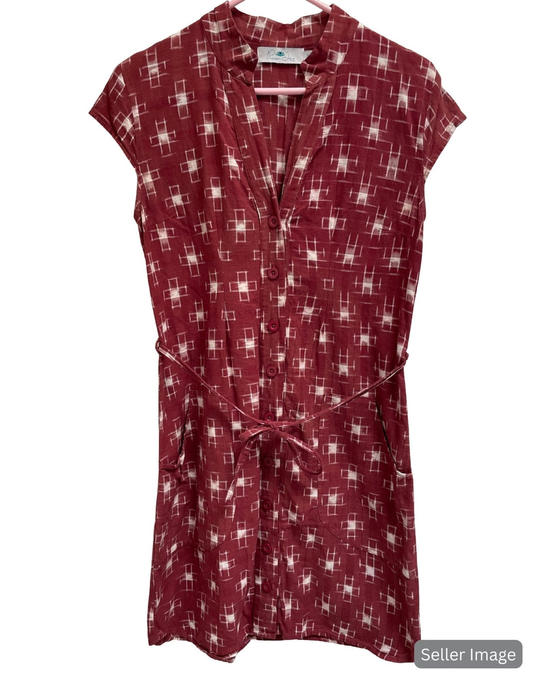 Rubina Button Dress : Pre-Loved