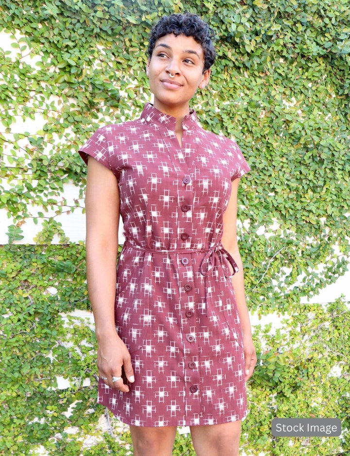 Rubina Button Dress : Pre-Loved