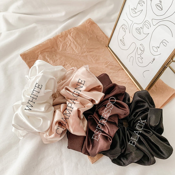 Satin Sweetheart Scrunchies