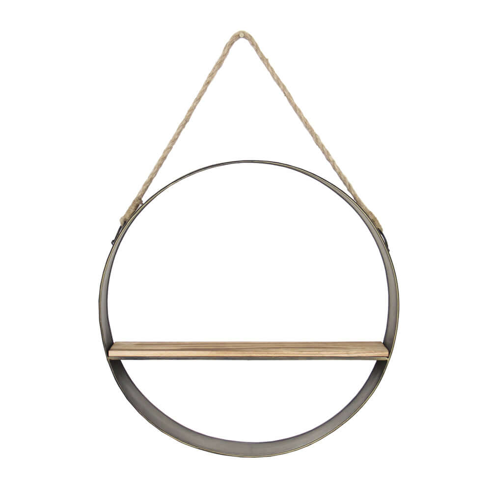 Industrial Metal Rope Shelf Handmade - The Ever Good