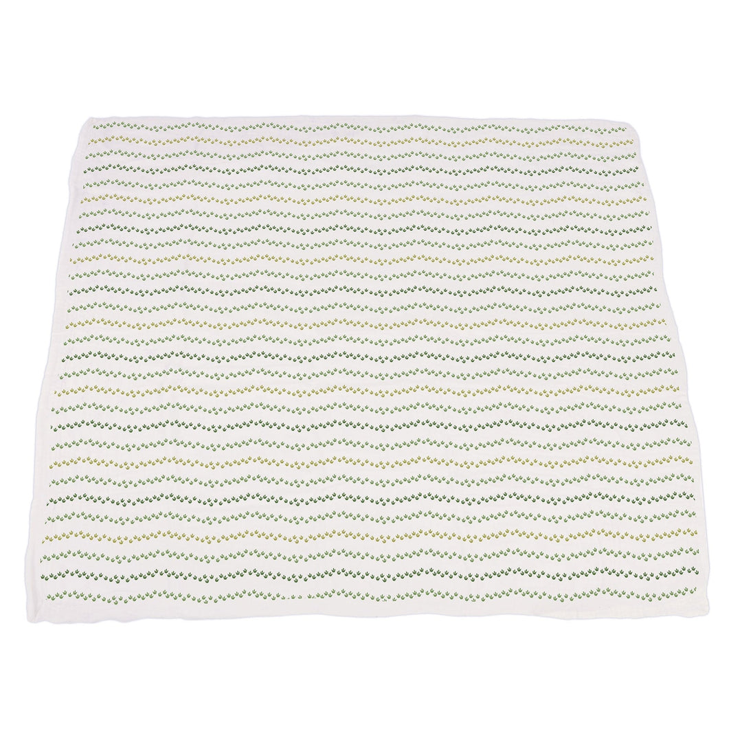 Dino Feet and Pteranodon Cotton Muslin Newcastle Blanket