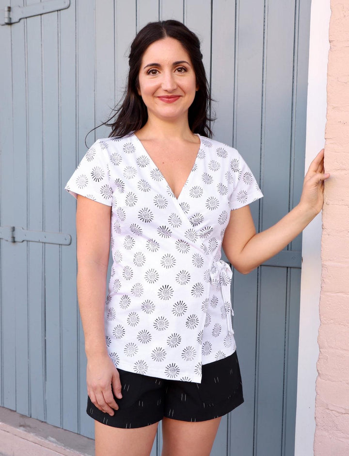 Sol Organic Wrap Top