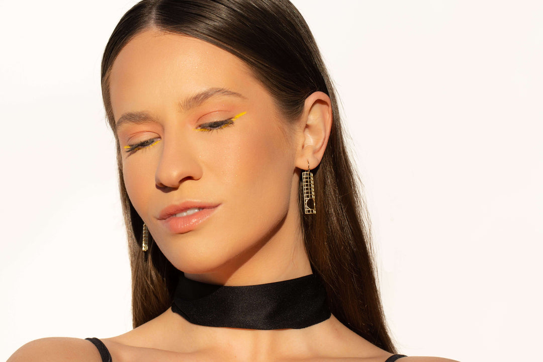 Void Earrings | 3D Geometric Earrings