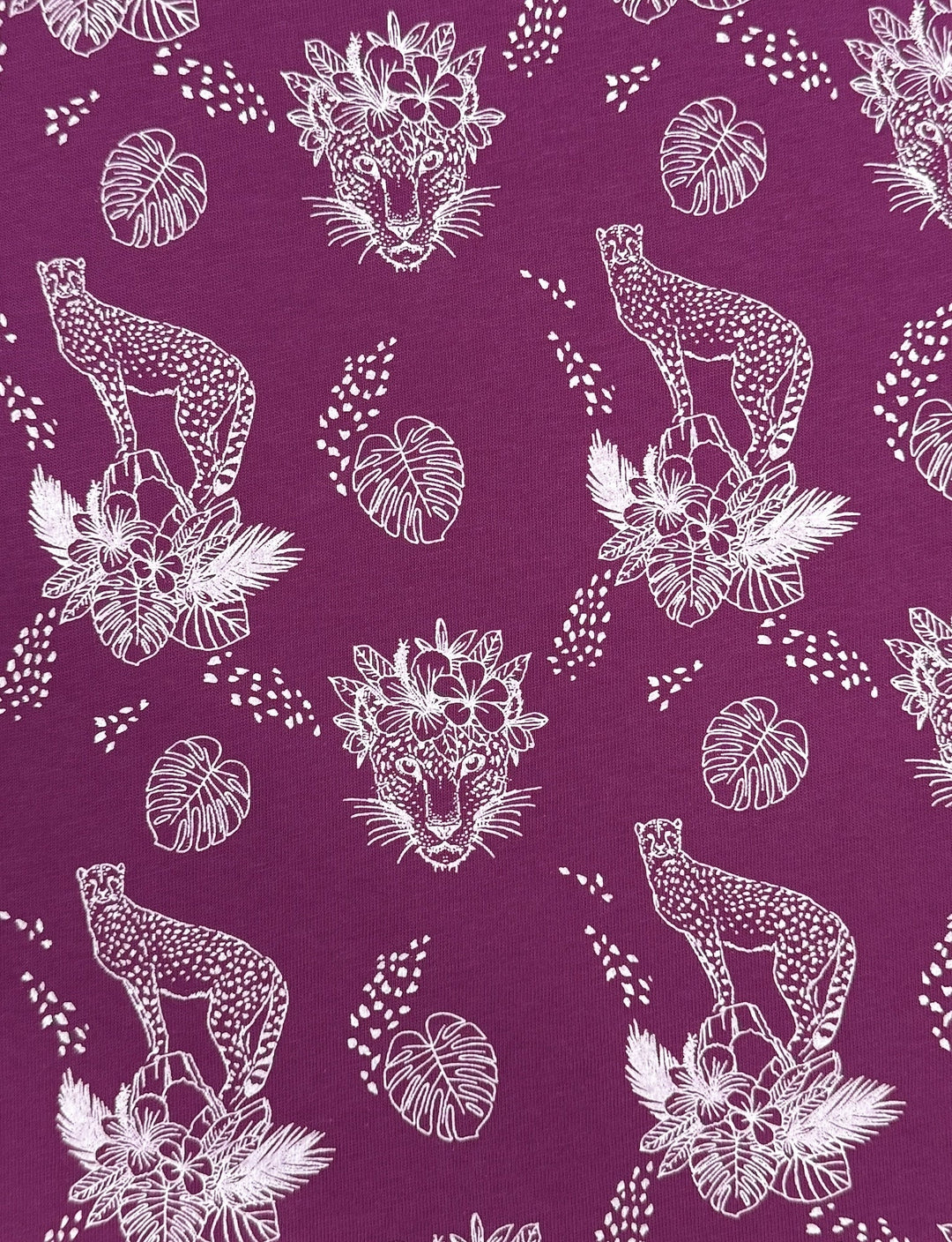 Tiger Bloom Organic Wrap Dress