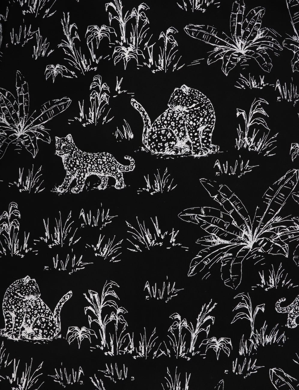 Tigress Black Organic Fleece Sweater