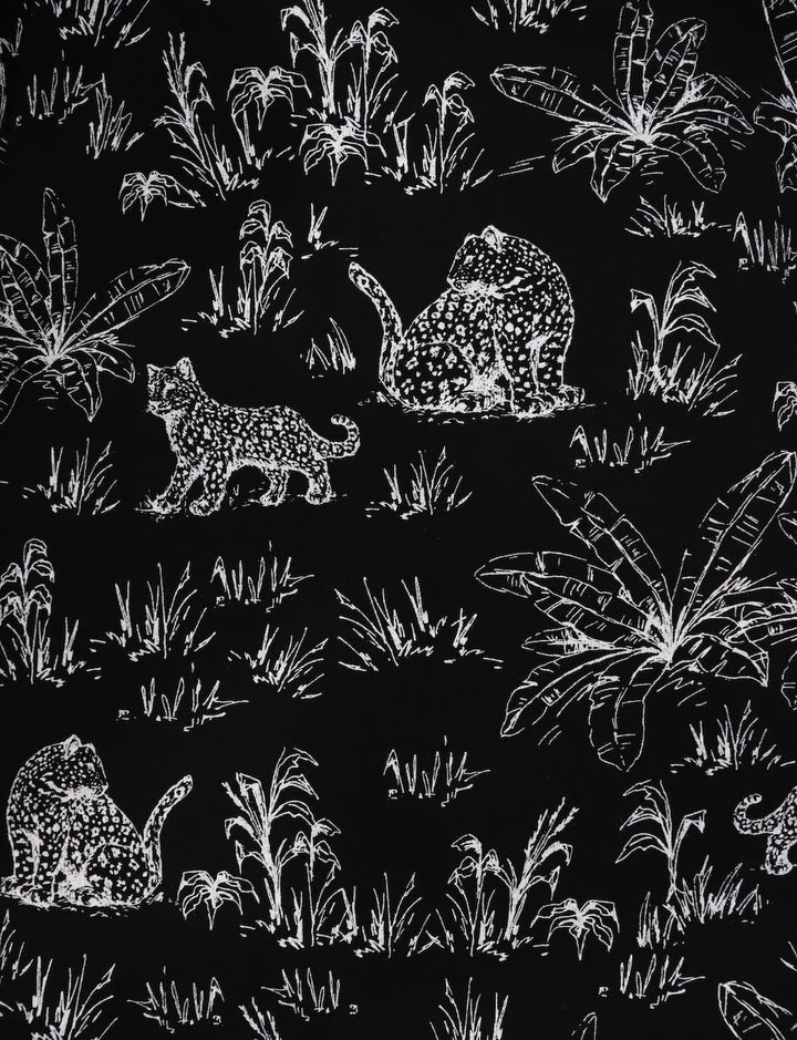 Tigress Black Organic Fleece Sweater