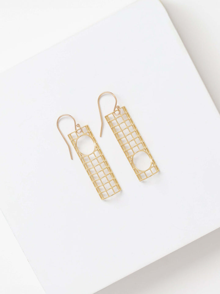 Void Earrings | 3D Geometric Earrings