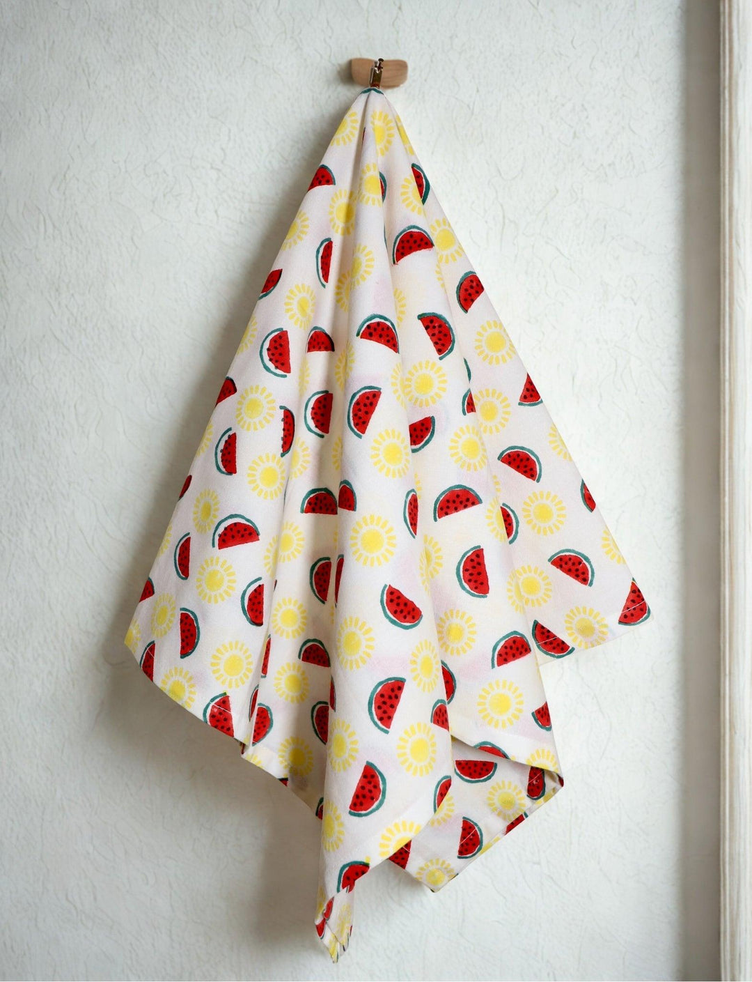 Watermelon & Sun Cotton Tea Towel