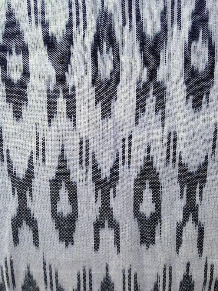 White Ikat Jacket : Pre-Loved