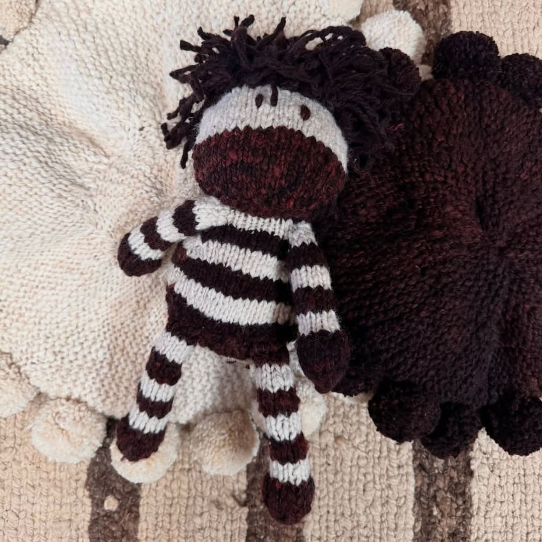 Wool Knit Buddy  | Zachary the Zebra